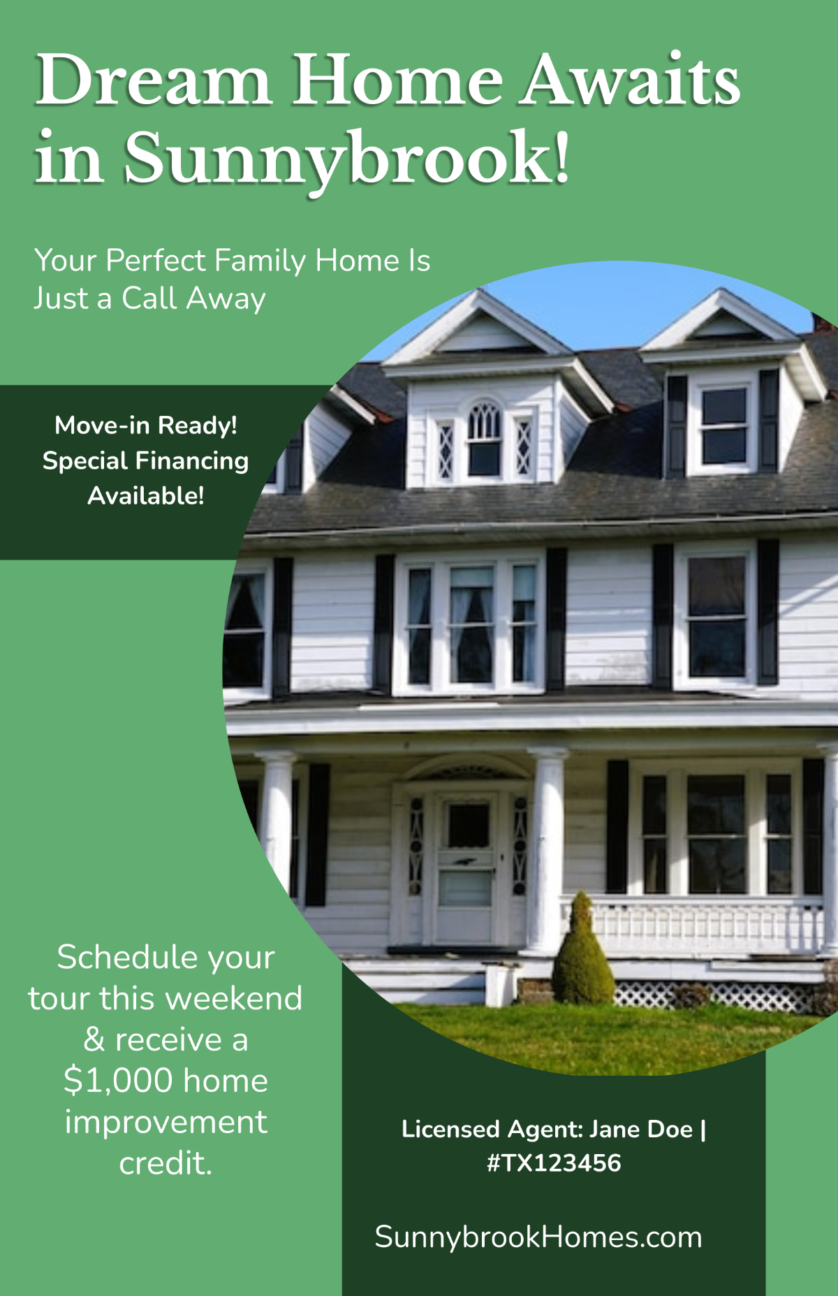 Free Real Estate Advertisement Poster Template to Edit Online