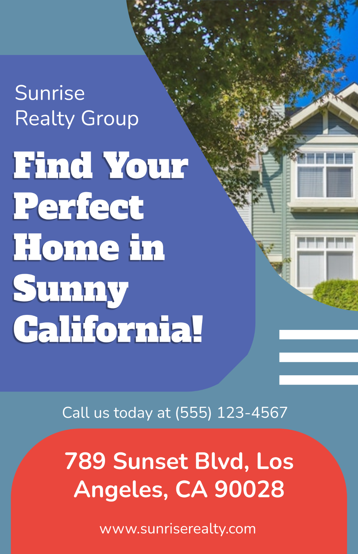 Free Real Estate Poster for Agency Template to Edit Online