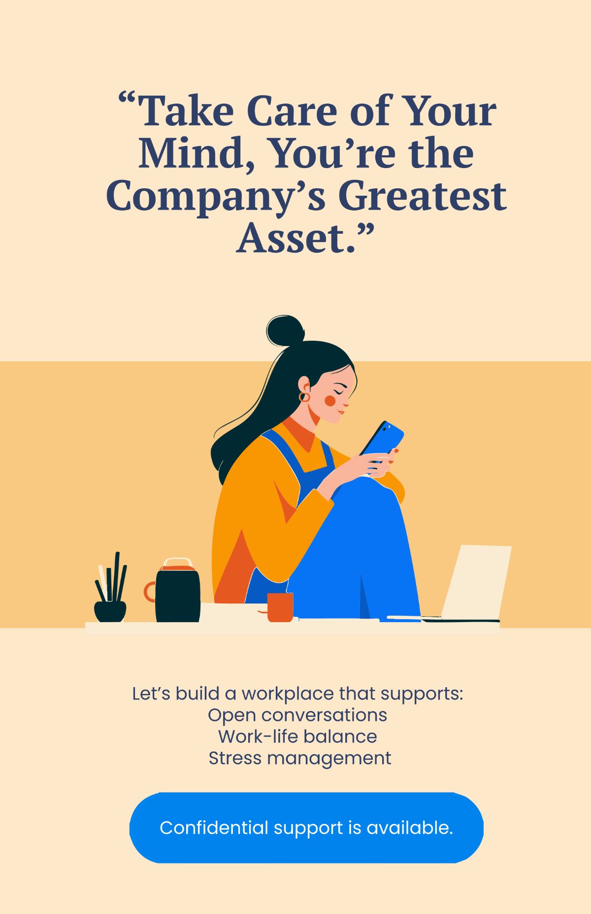 Mental Health Poster for Employees