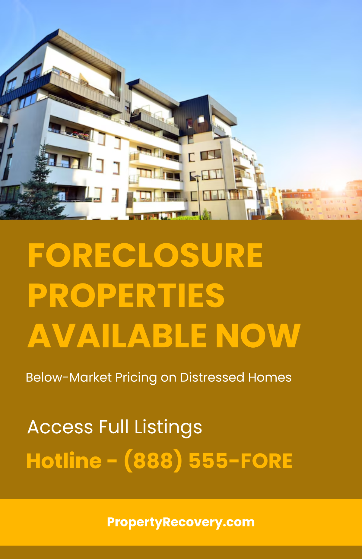 Free Real Estate Foreclosure Poster Template to Edit Online