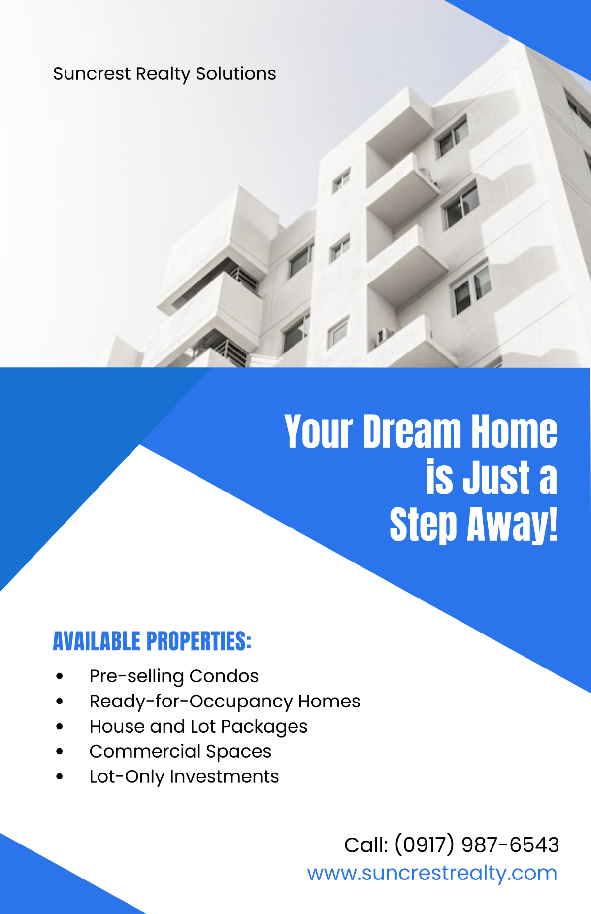 Free Colorful Real Estate Promo Offer Poster Template to Edit Online