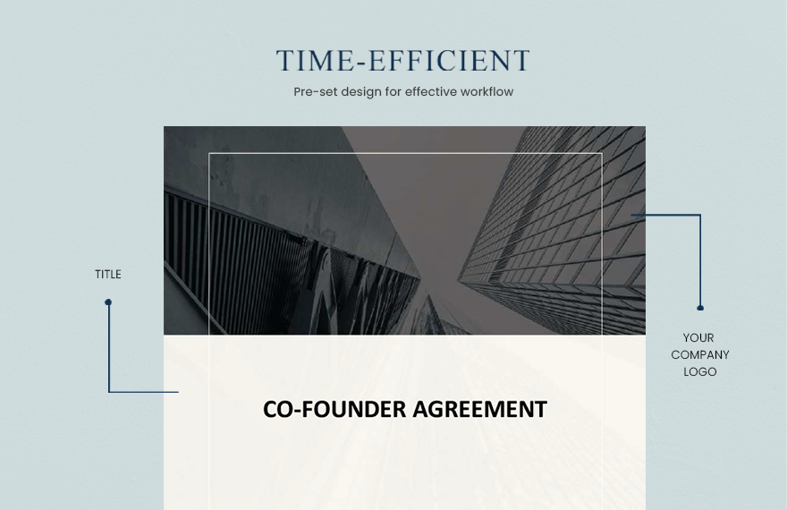 Co-Founder Agreement Startup Template