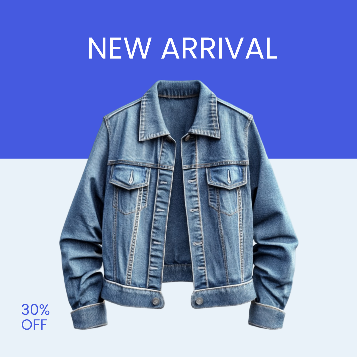 Free Jean Jacket Poshmark Photo Template to Edit Online