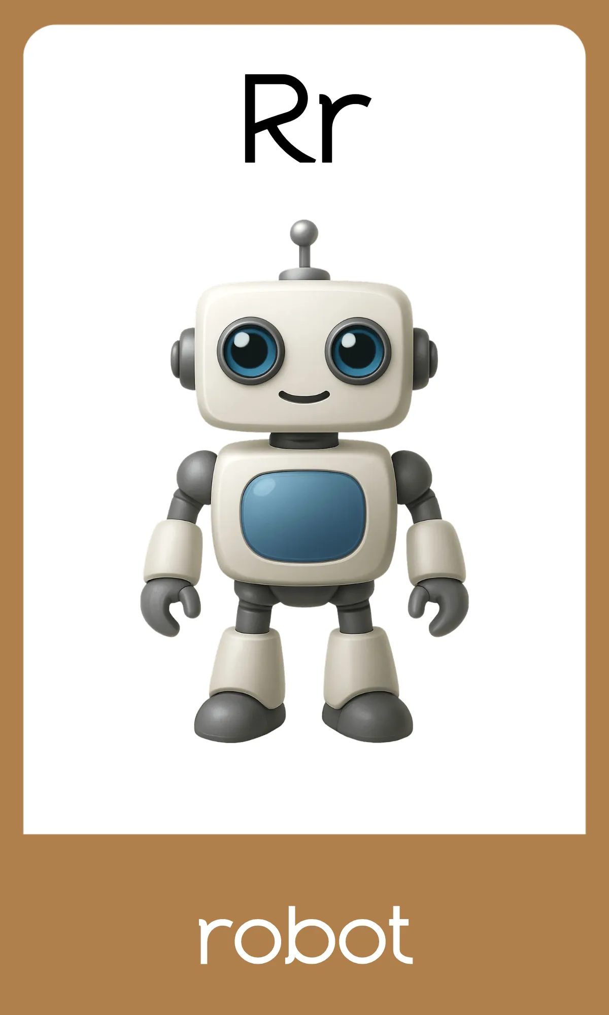 Free Alphabet Flashcards with Pictures Template to Edit Online