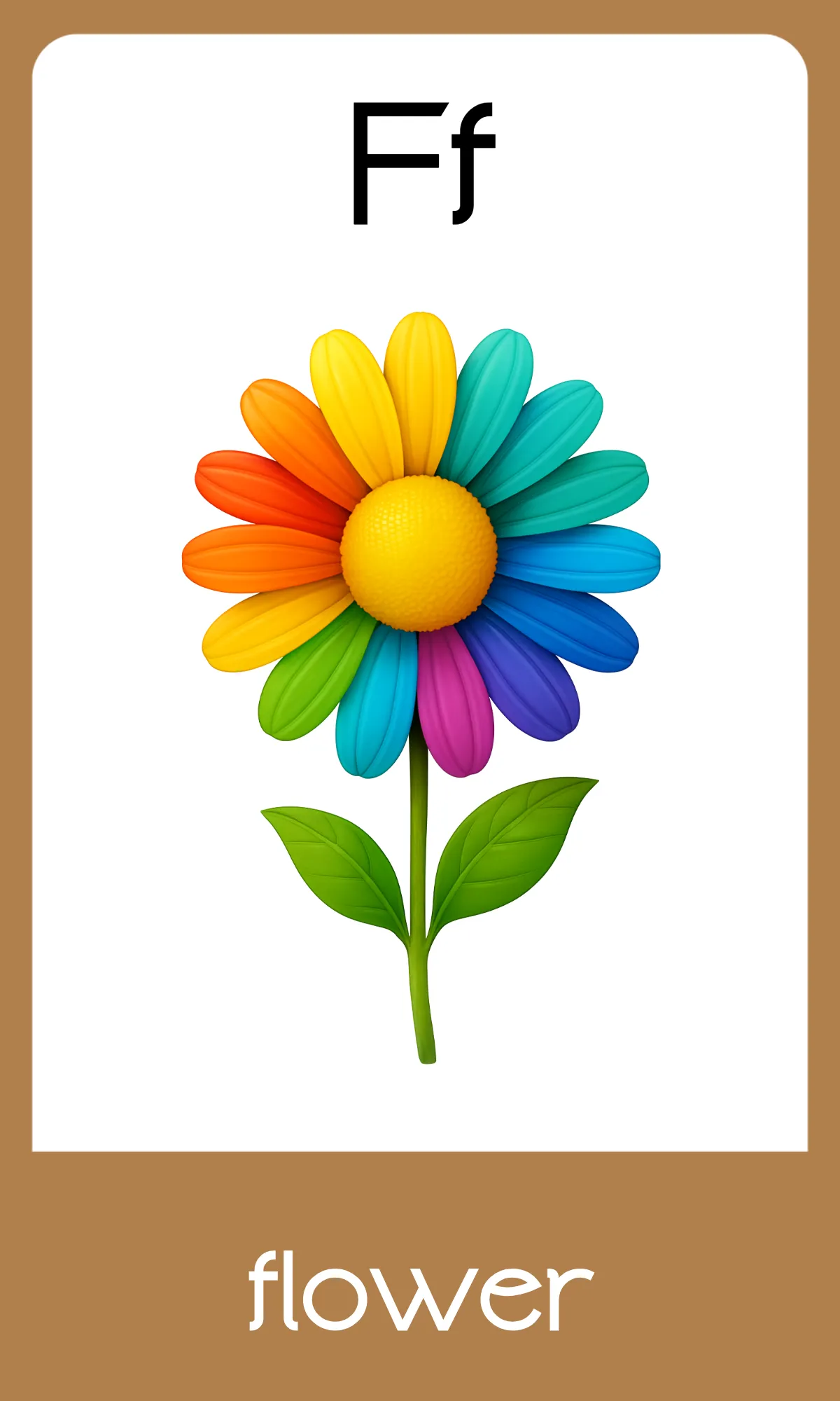 Free Alphabet Flashcards with Pictures Template to Edit Online