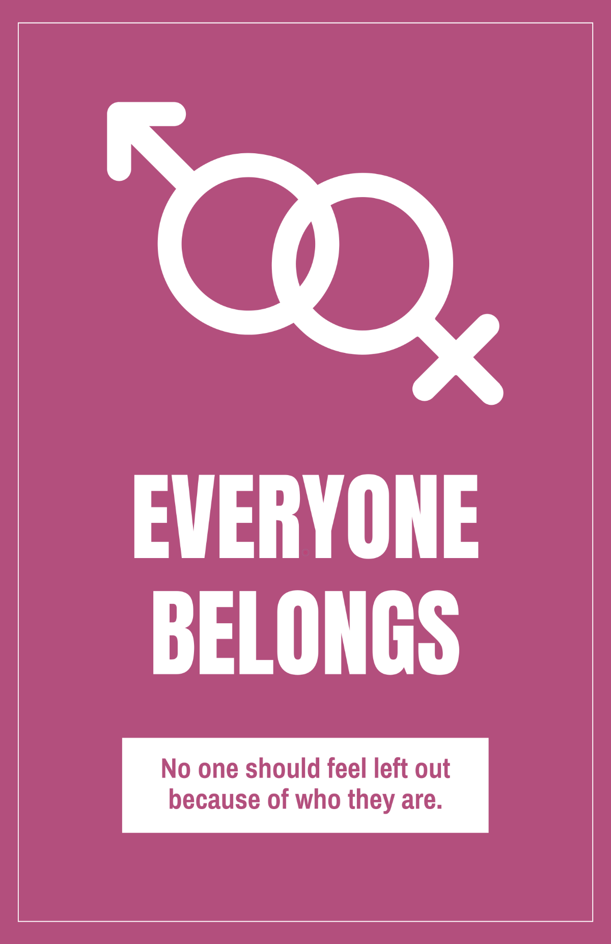 Free Handmade Gender Equality Poster Template to Edit Online
