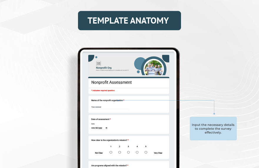 Nonprofit Assessment Template