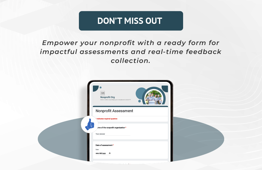 Nonprofit Assessment Template