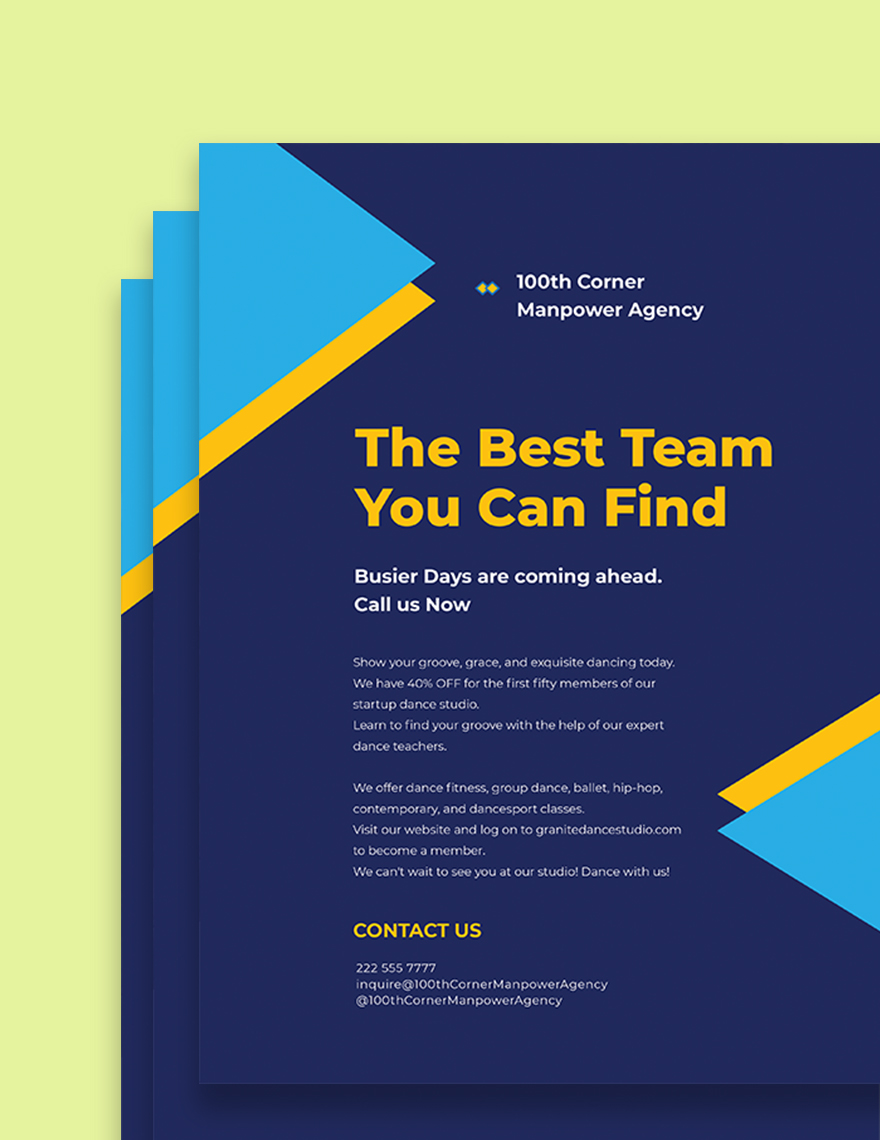 Agency Business Flyer Template