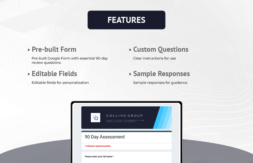90 Day Assessment Template