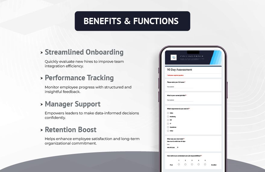90 Day Assessment Template