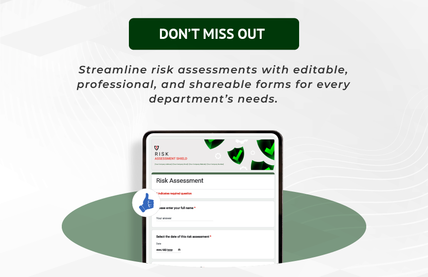 Risk Assessment Template