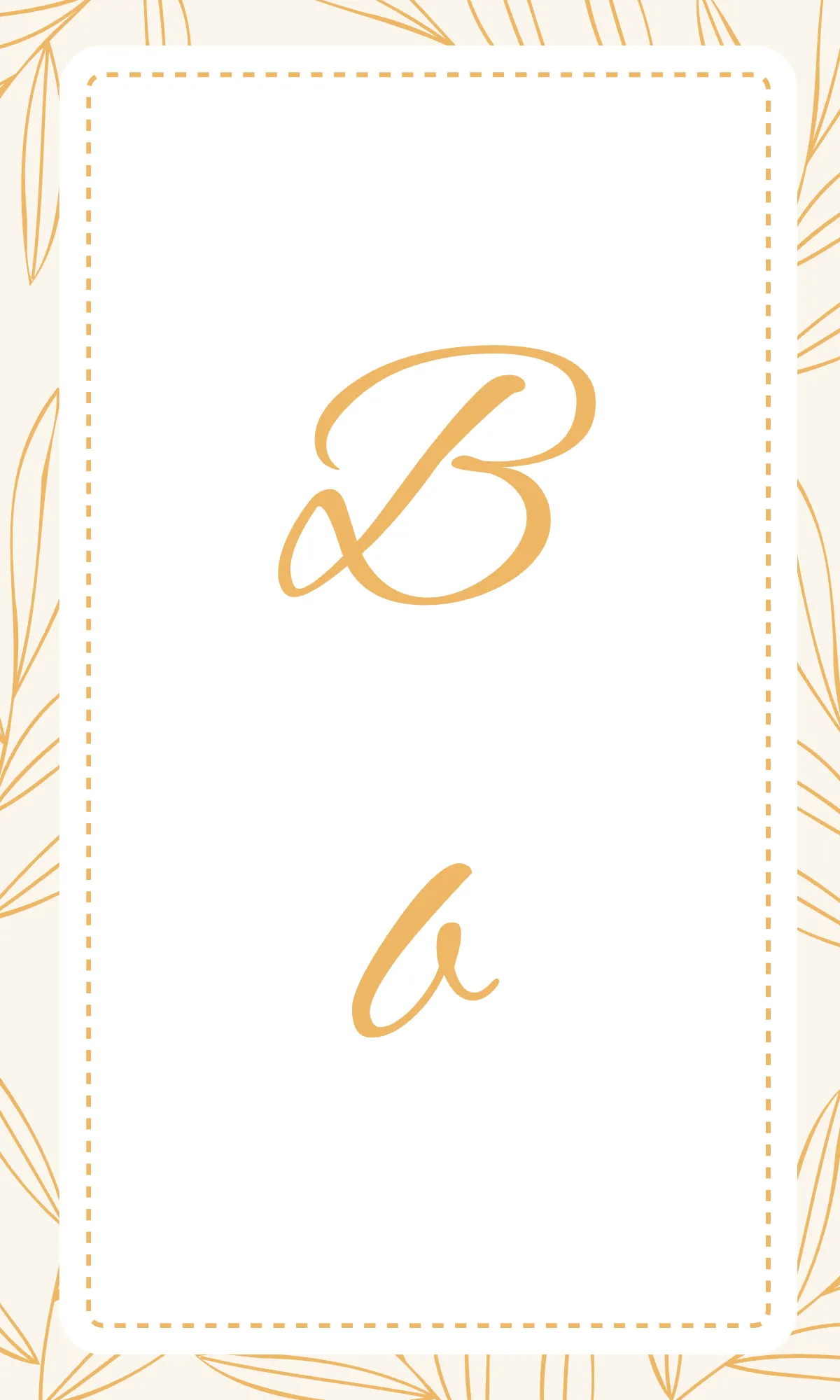 Free Aesthetic Alphabet Flashcards in Cursive Template to Edit Online