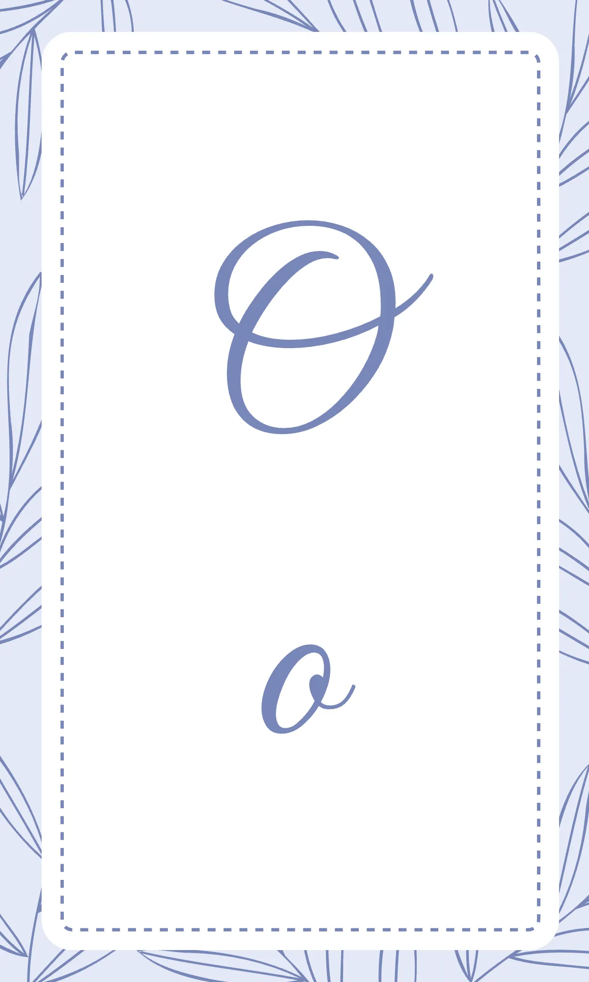 Free Aesthetic Alphabet Flashcards in Cursive Template to Edit Online