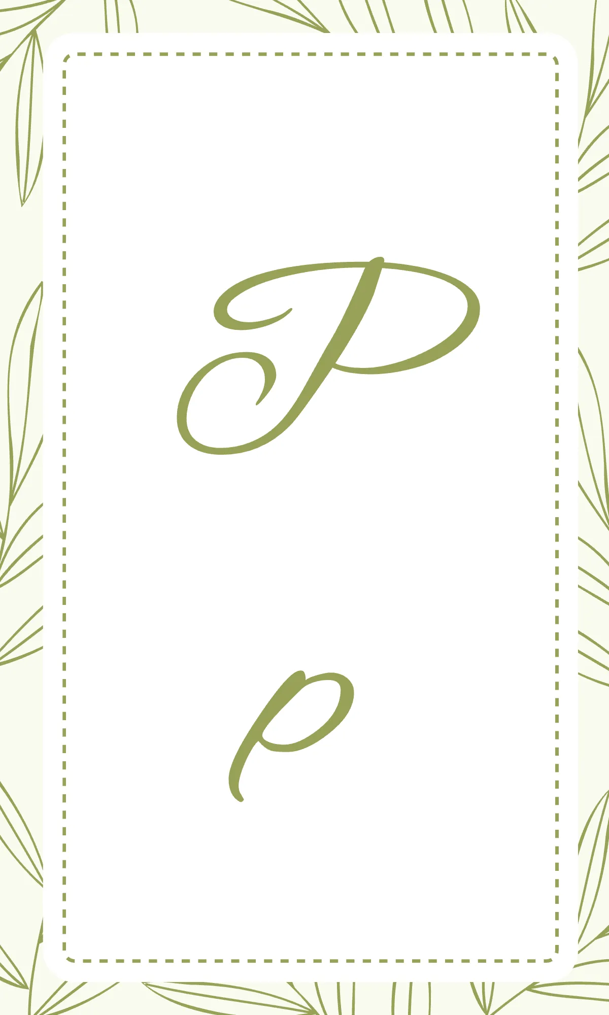 Free Aesthetic Alphabet Flashcards in Cursive Template to Edit Online