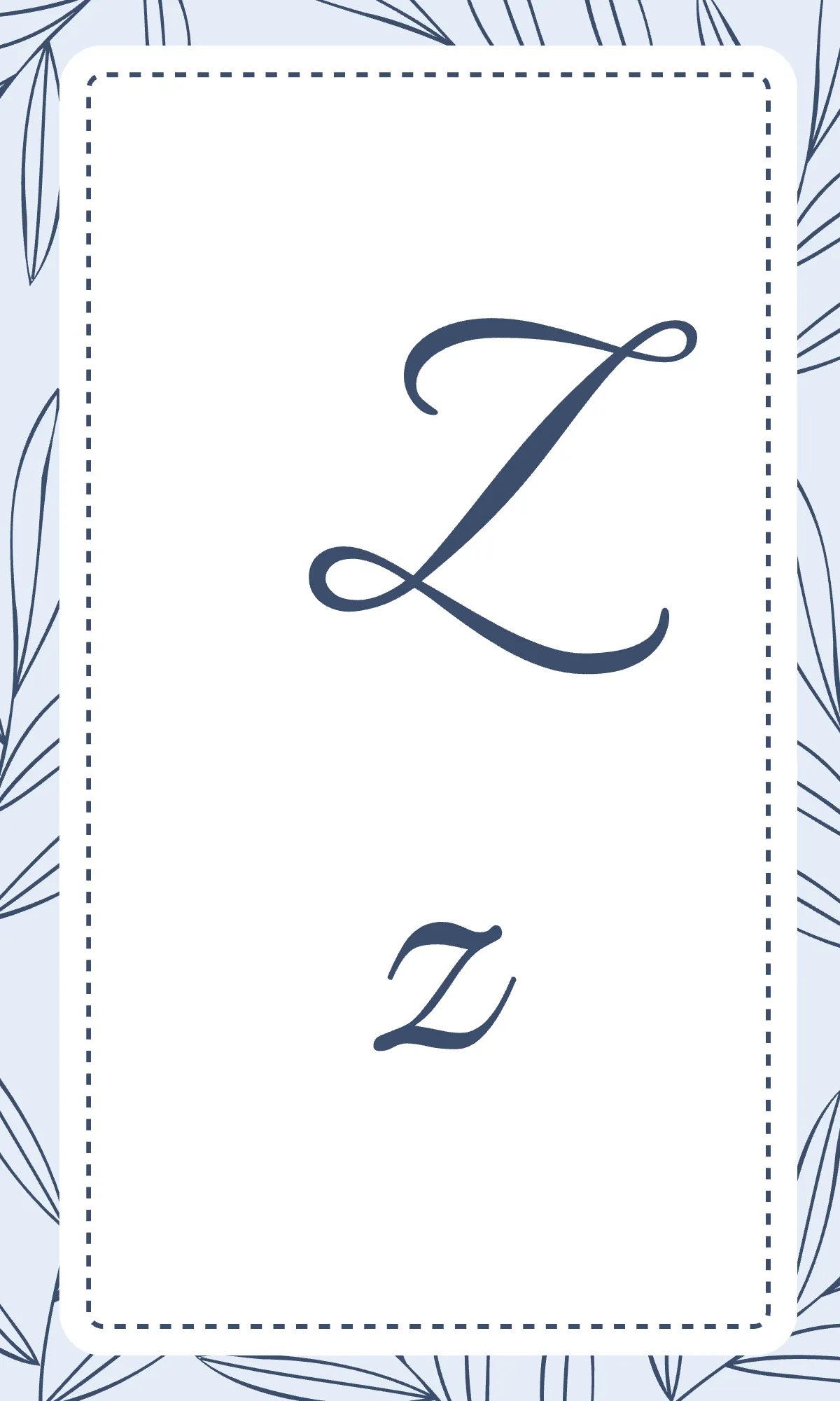 Free Aesthetic Alphabet Flashcards in Cursive Template to Edit Online