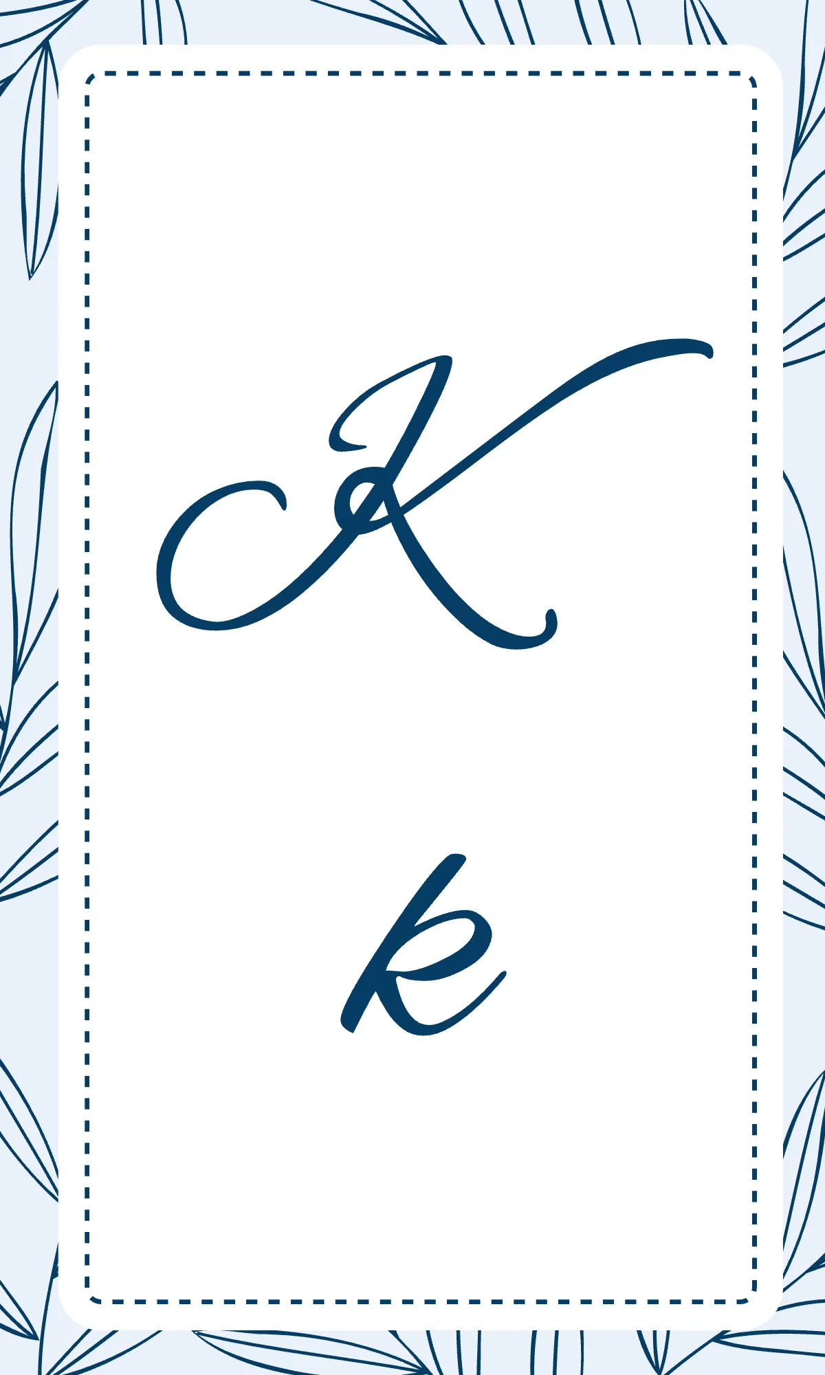 Free Aesthetic Alphabet Flashcards in Cursive Template to Edit Online