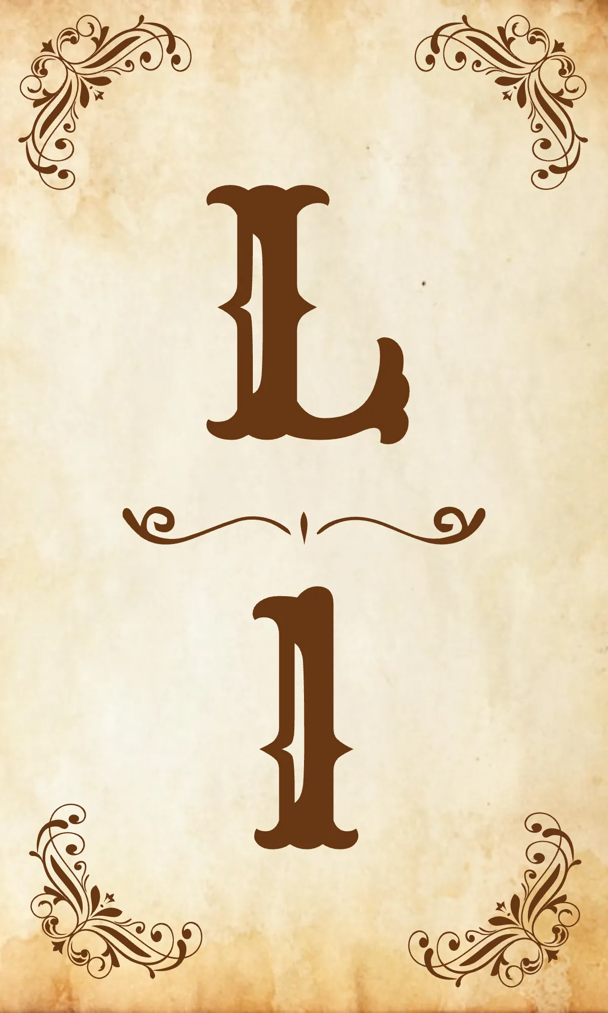 Free Vintage Alphabet Flashcards Template to Edit Online