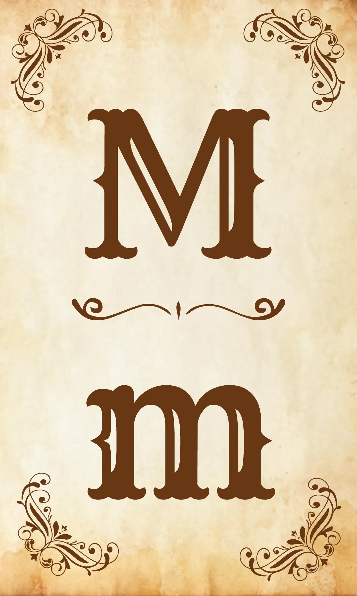 Free Vintage Alphabet Flashcards Template to Edit Online