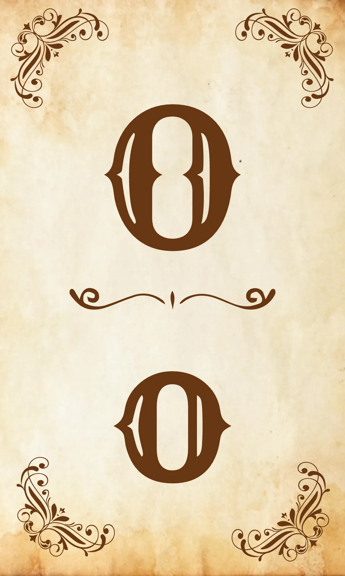 Free Vintage Alphabet Flashcards Template to Edit Online