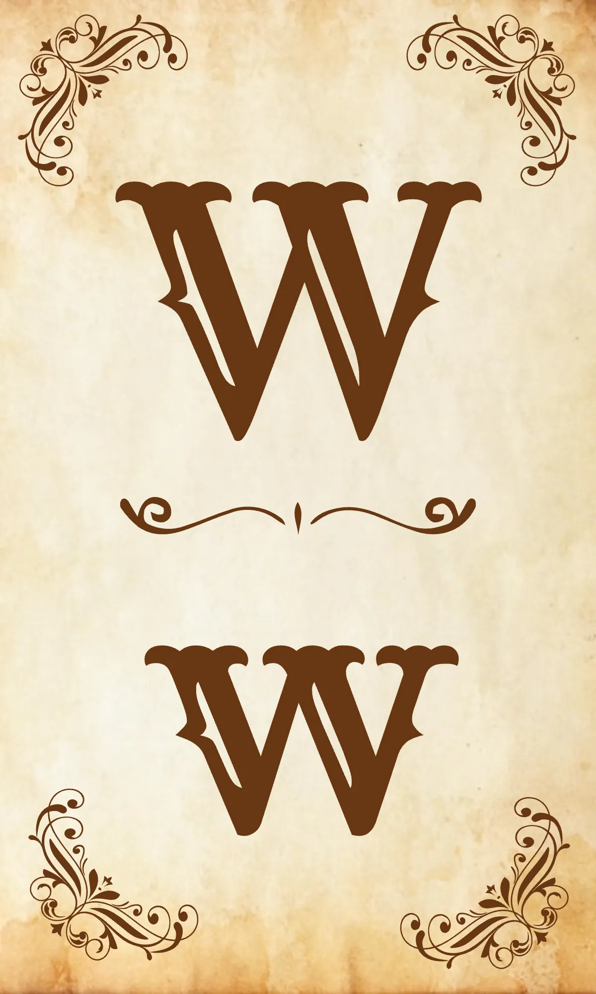 Free Vintage Alphabet Flashcards Template to Edit Online