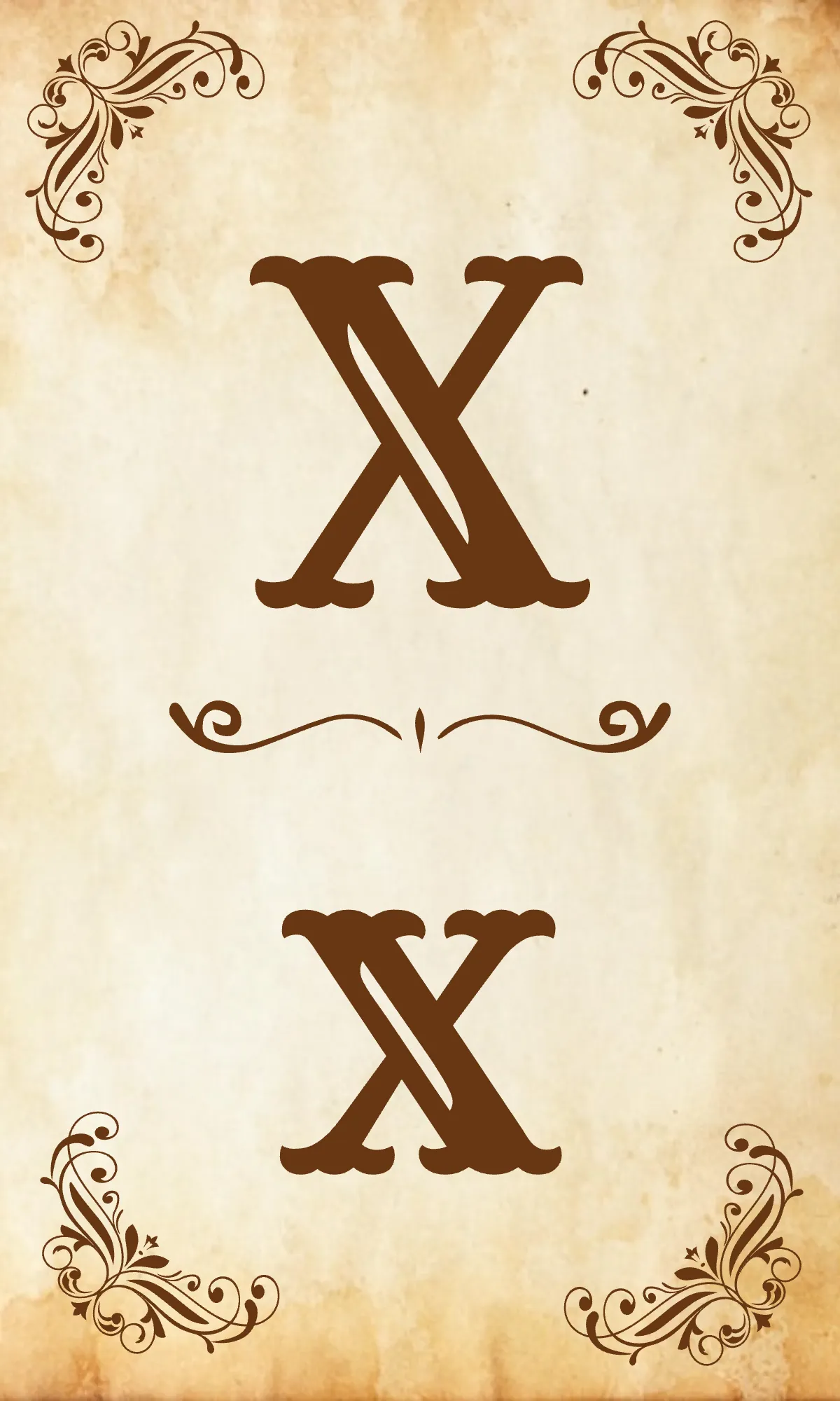 Free Vintage Alphabet Flashcards Template to Edit Online