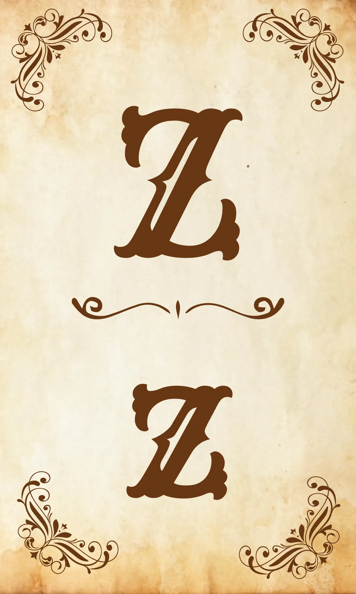 Free Vintage Alphabet Flashcards Template to Edit Online