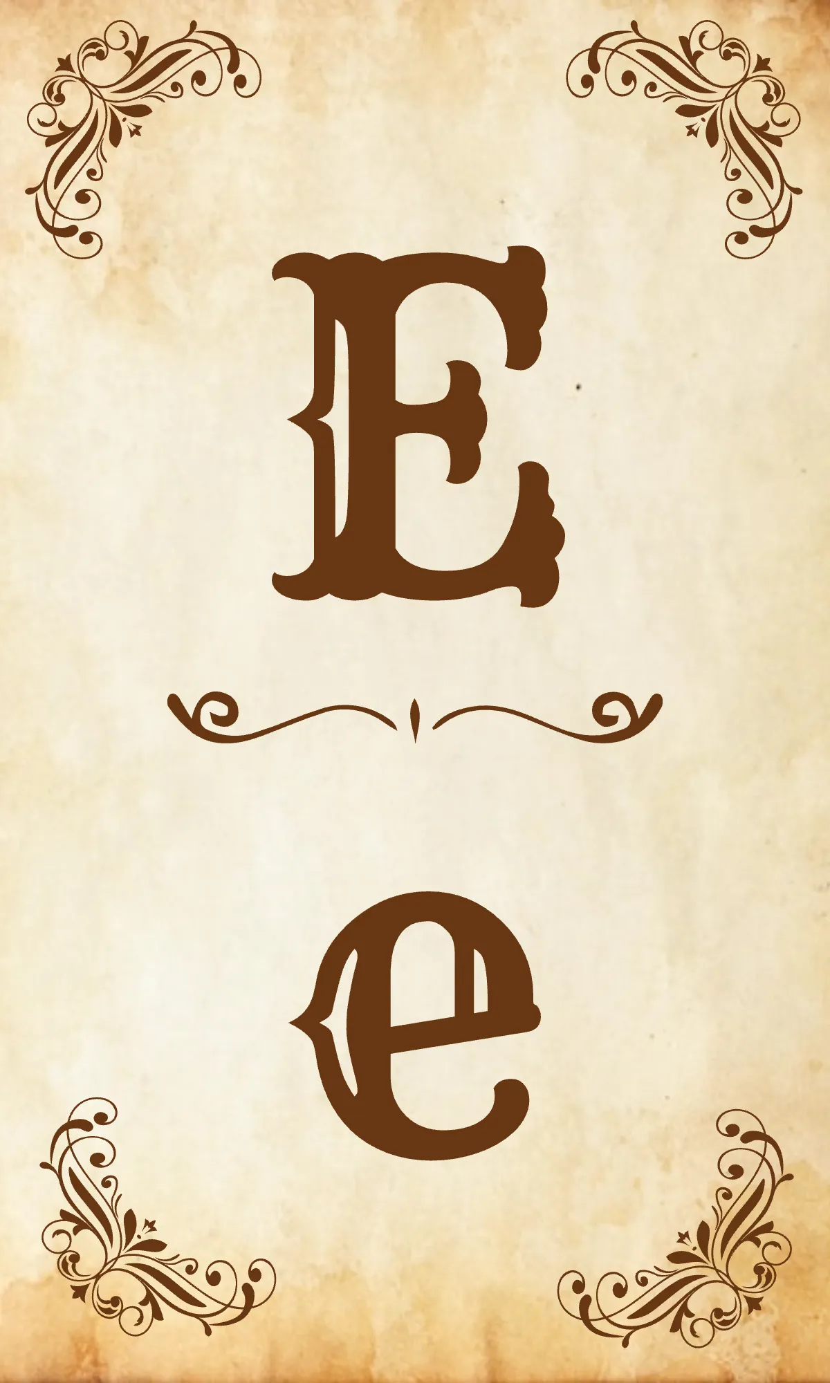 Free Vintage Alphabet Flashcards Template to Edit Online