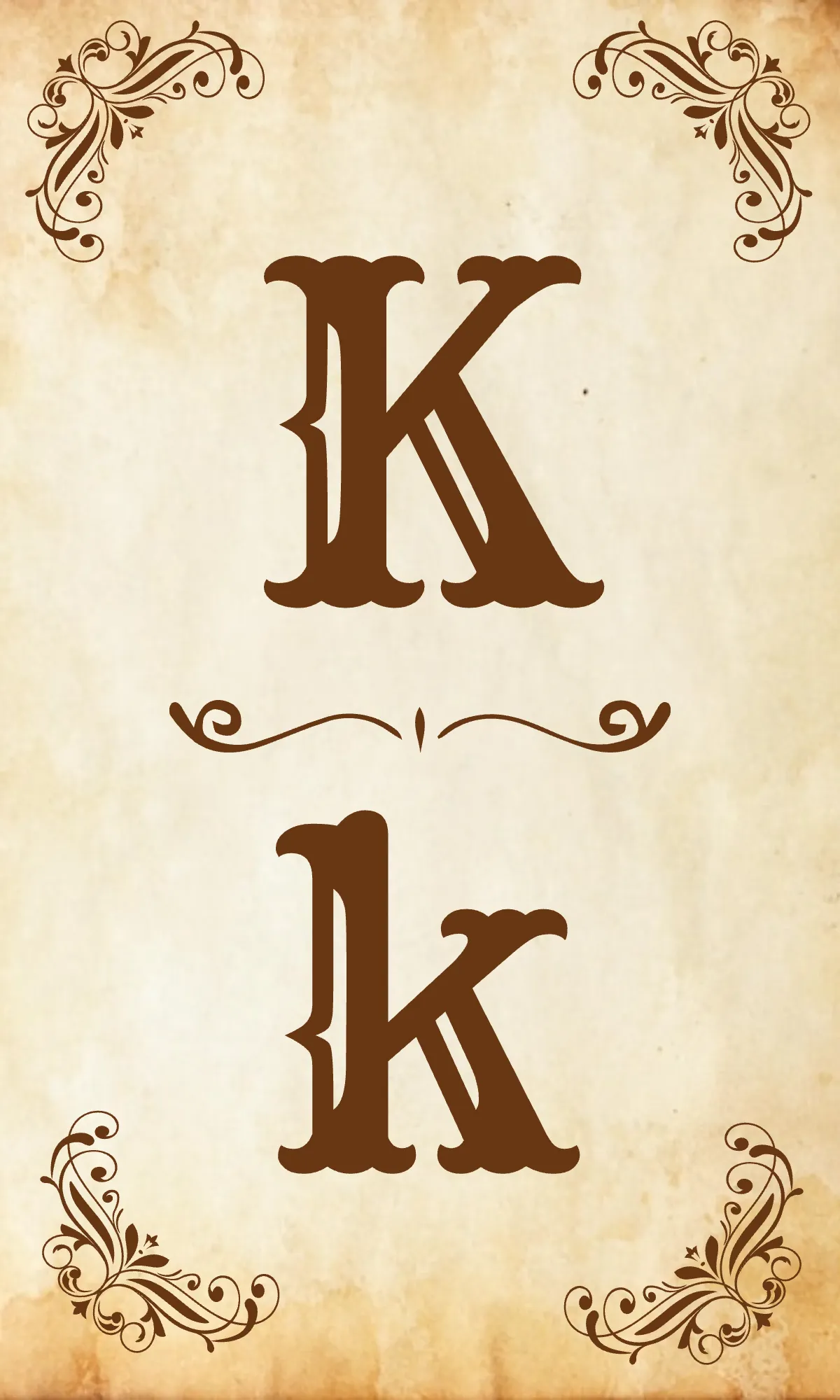 Free Vintage Alphabet Flashcards Template to Edit Online