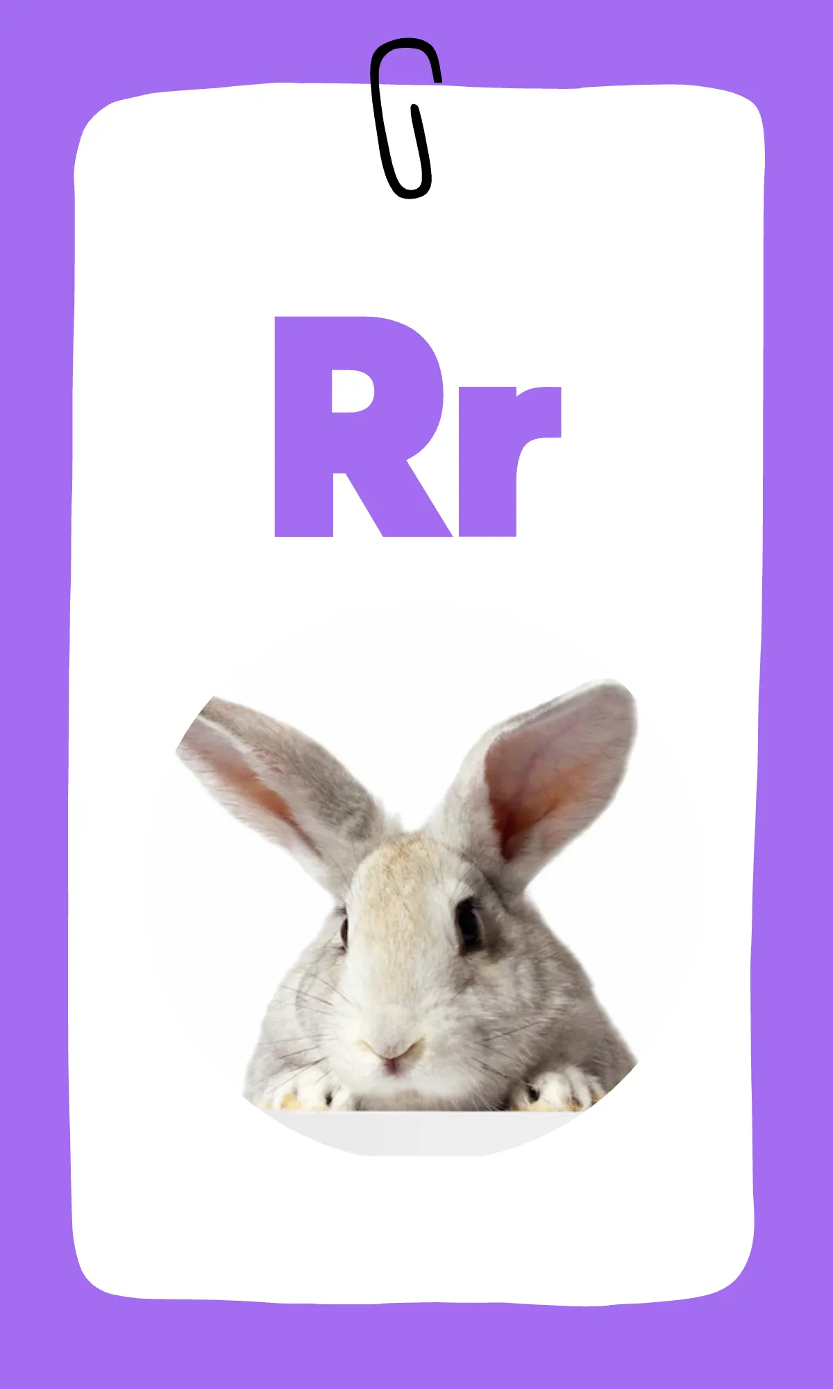 Free Rainbow Alphabet Flashcards Template to Edit Online