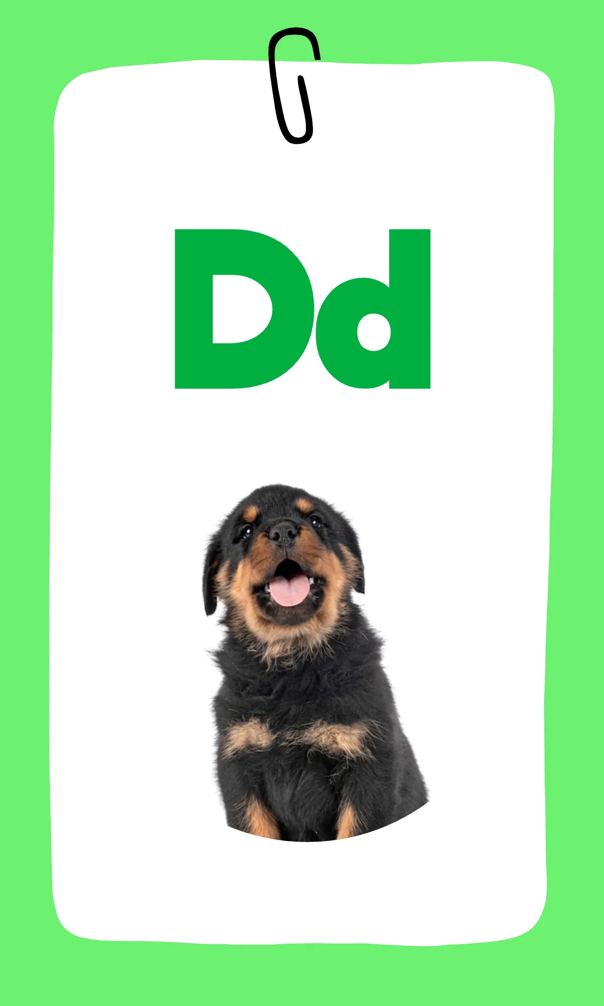 Free Rainbow Alphabet Flashcards Template to Edit Online