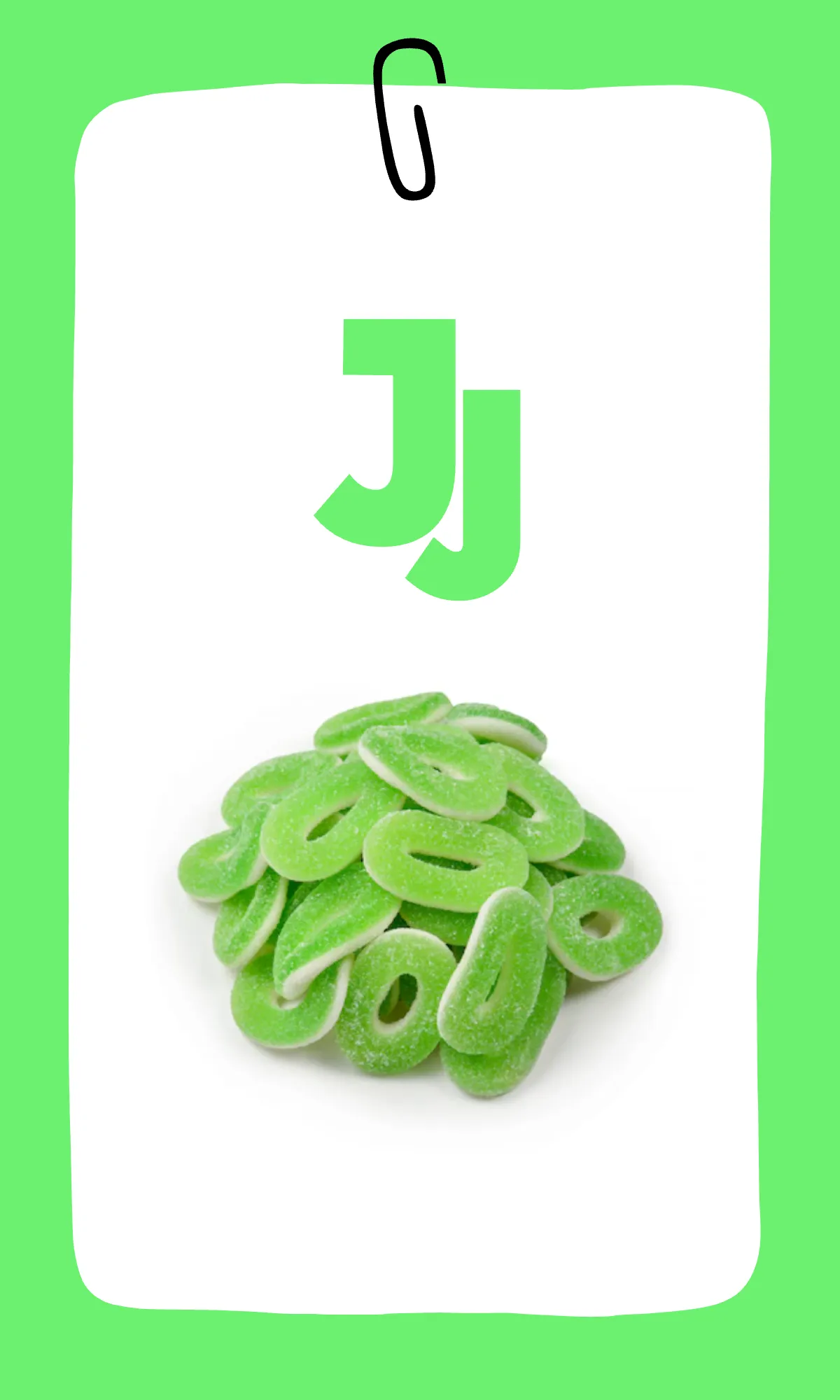 Free Rainbow Alphabet Flashcards Template to Edit Online