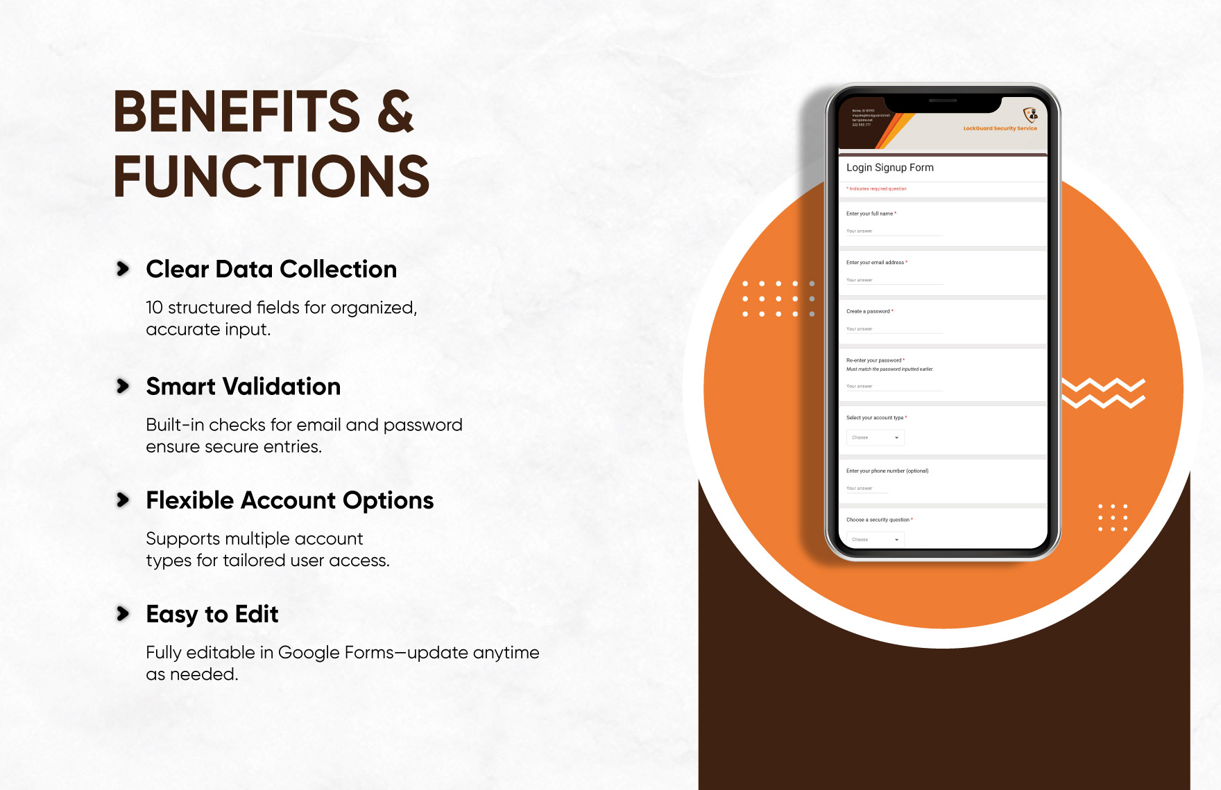 Login Signup Form Template