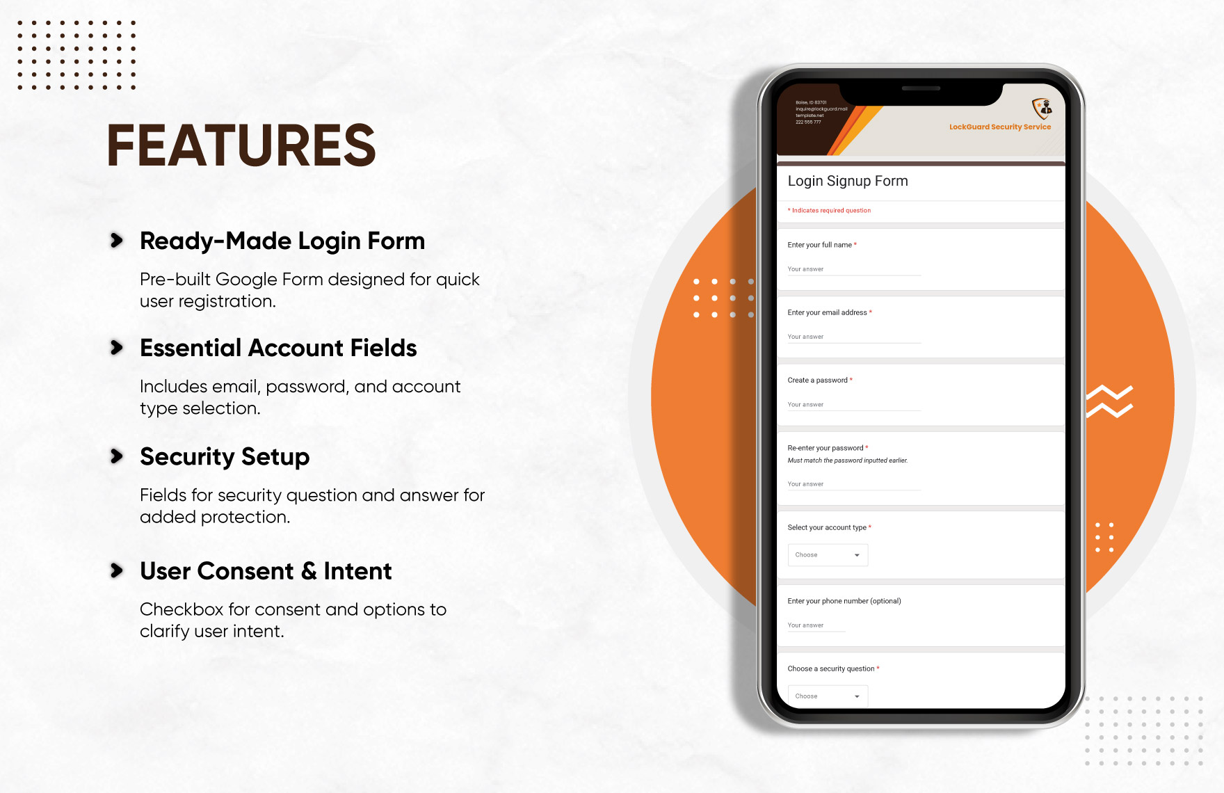 Login Signup Form Template
