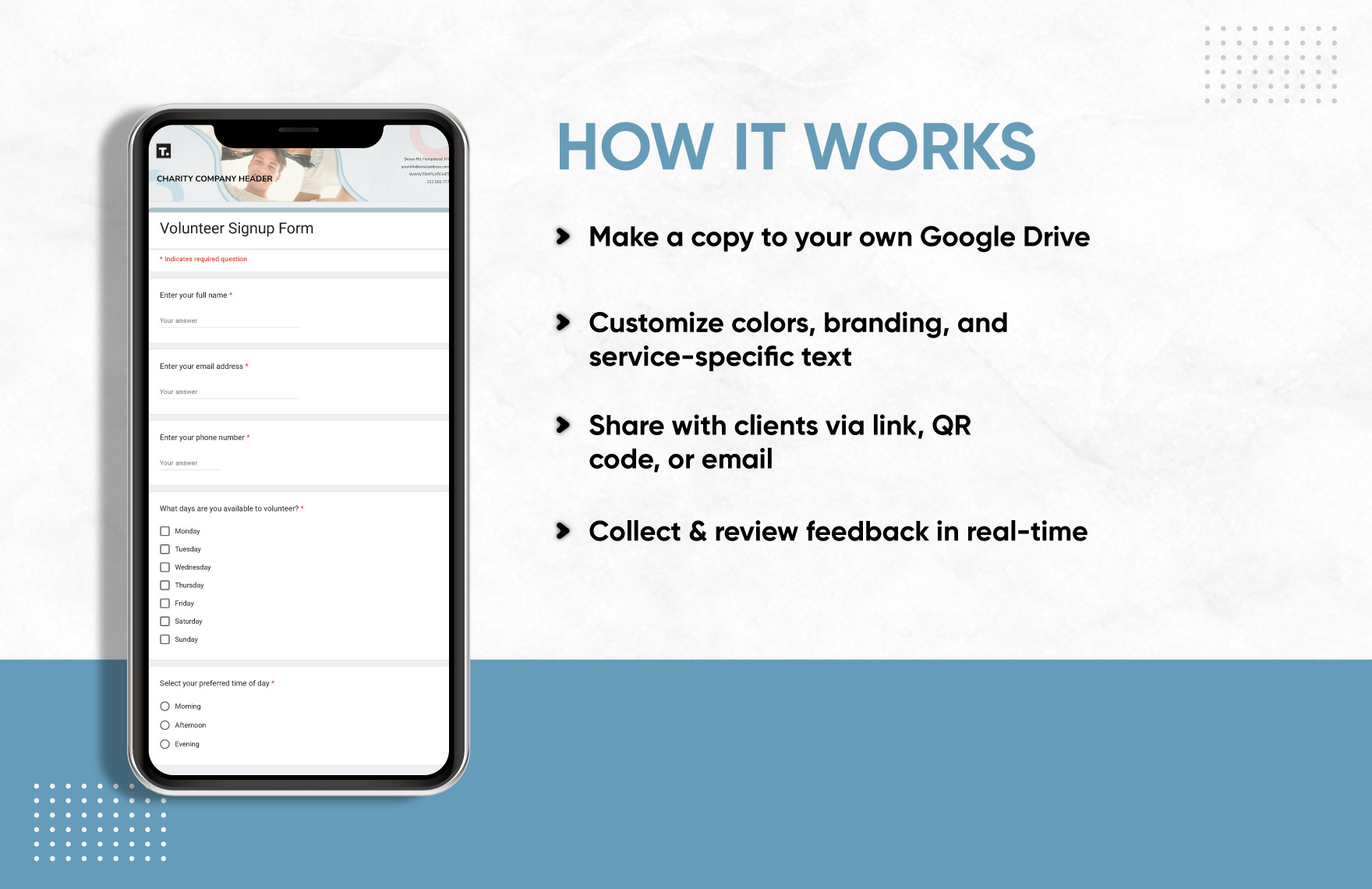 Volunteer Signup Form Template