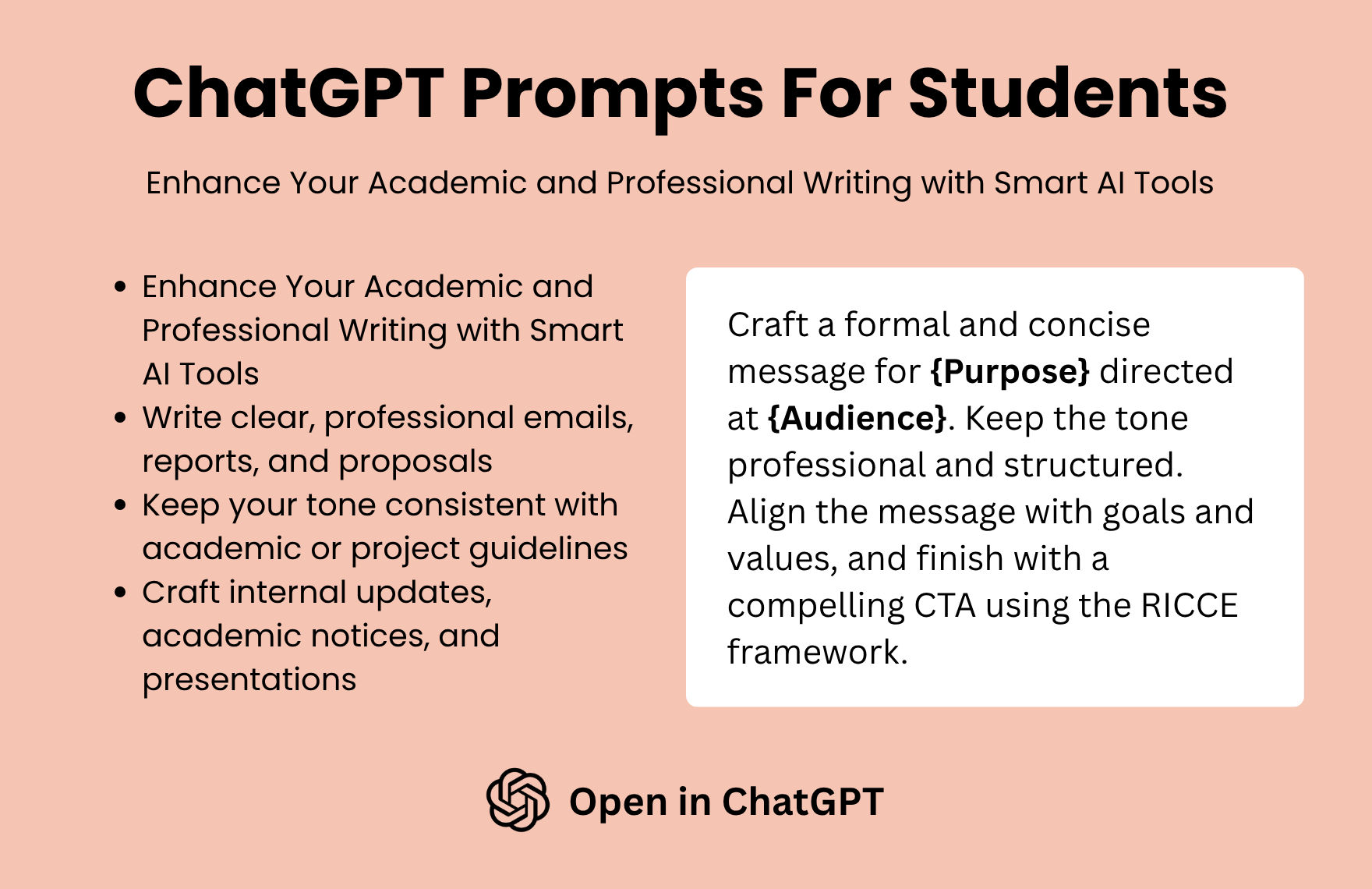Free ChatGPT Prompts For Students in ChatGPT to Download