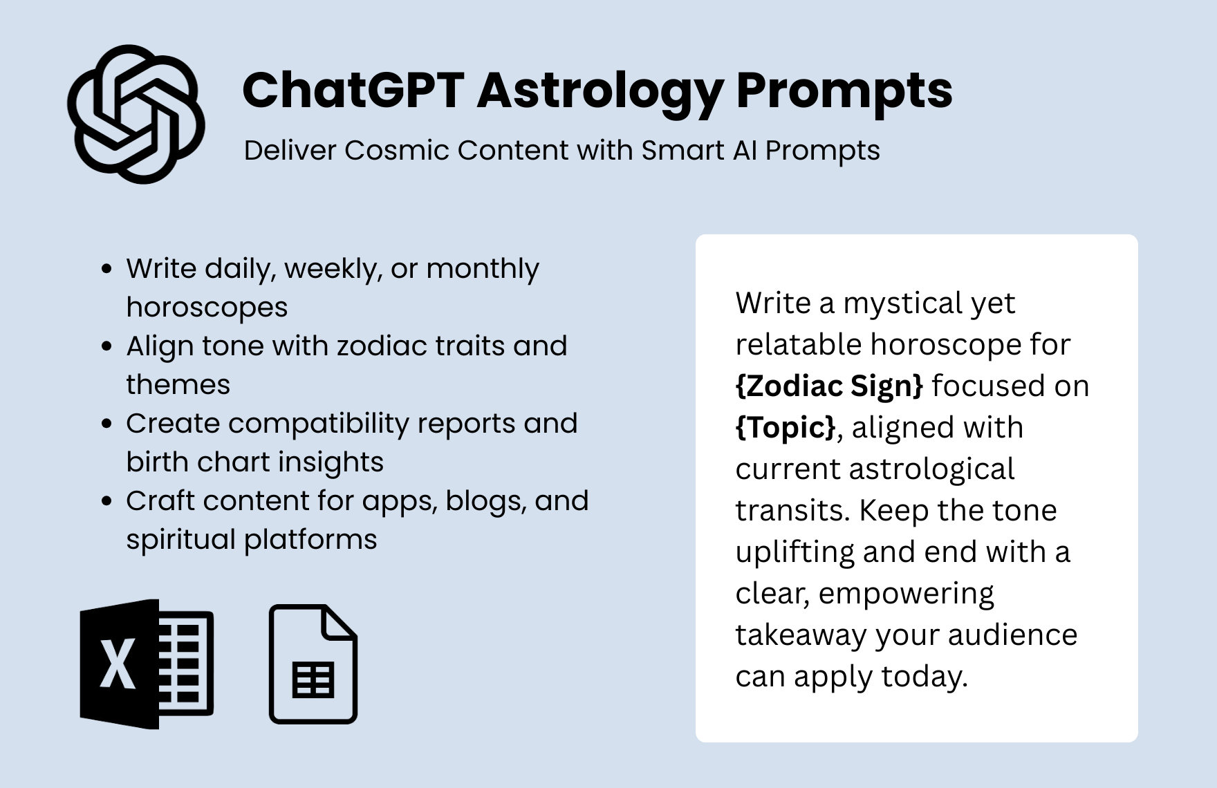 Free ChatGPT Astrology Prompts