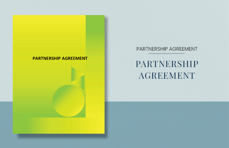 Startup Partnership Agreement Template