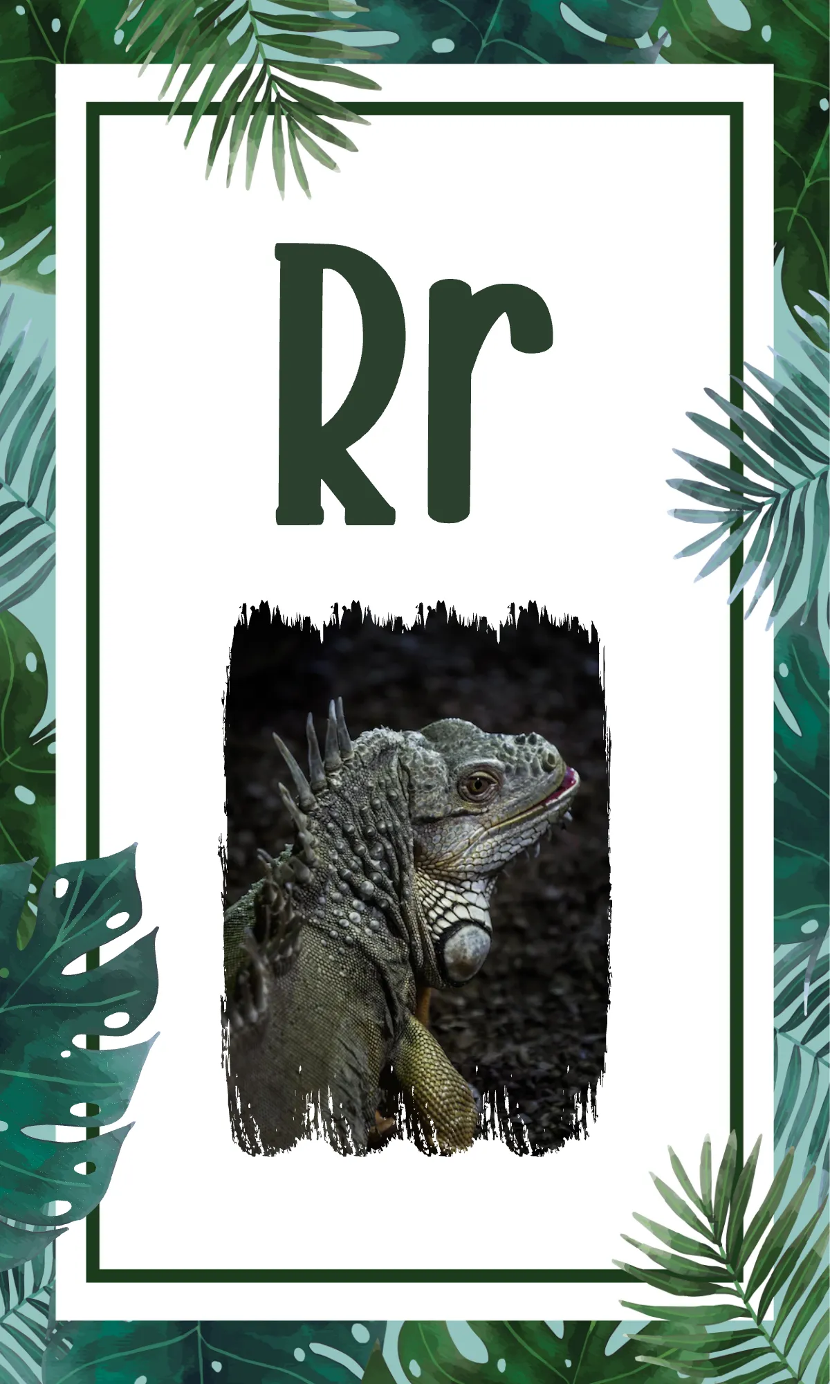 Free Dinosaur Alphabet Flashcards Background Template to Edit Online