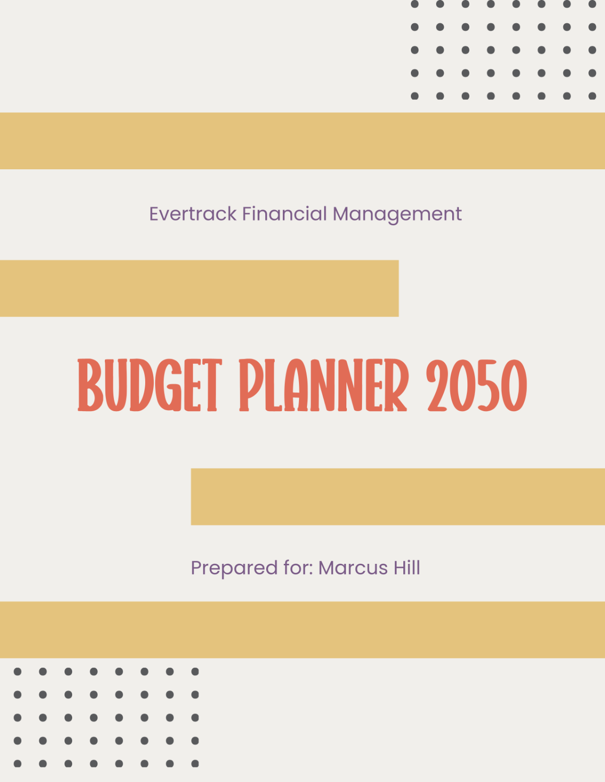 Free Budget Planner Cover Template to Edit Online