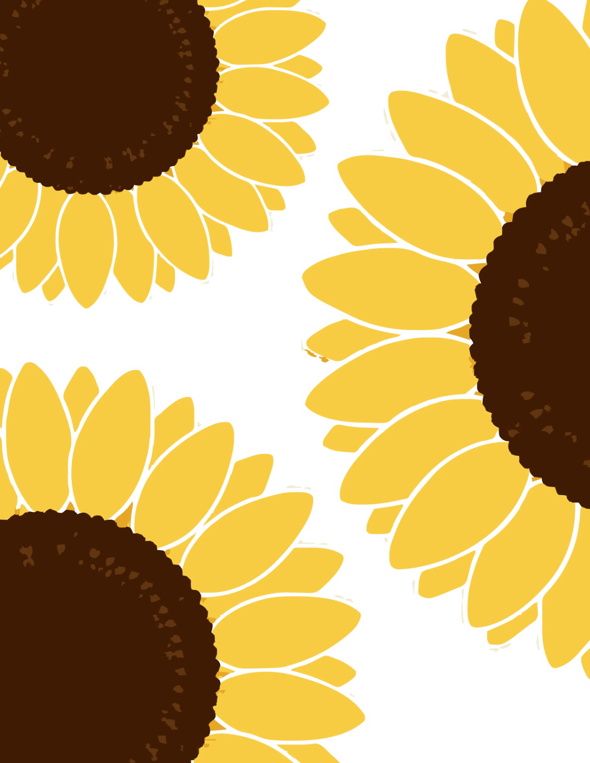 Free Sunflower Planner Cover Template to Edit Online