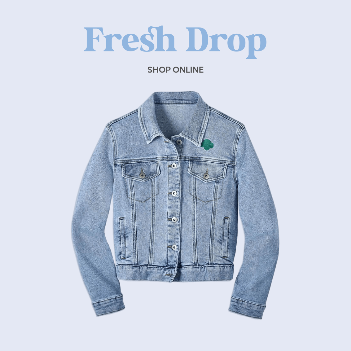 Free Jean Jacket Depop Photo Template