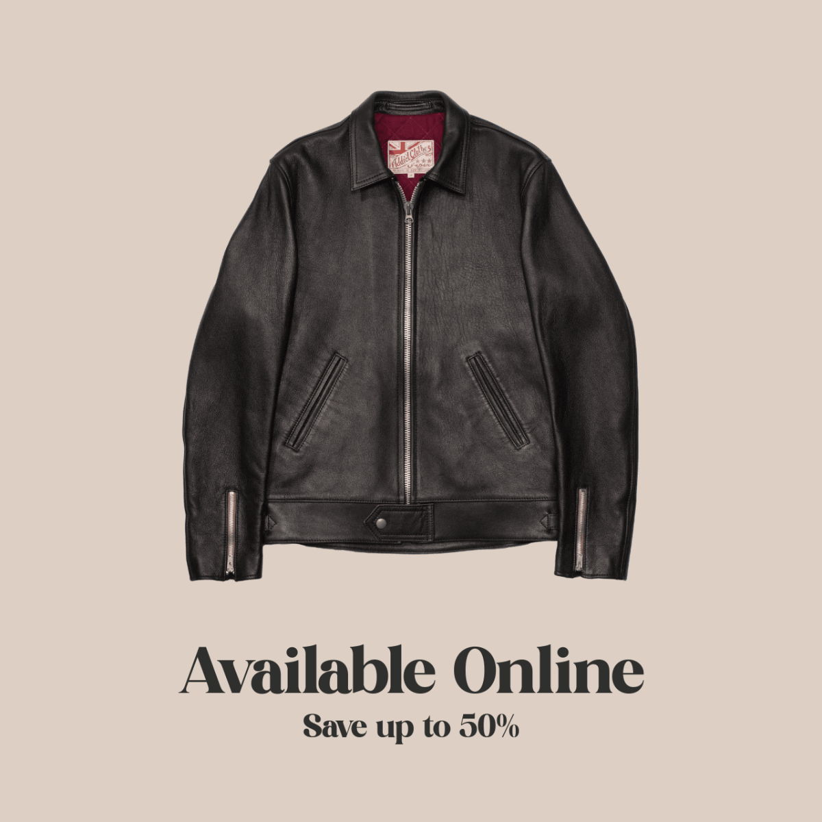 Free Leather Jacket Depop Photo Template
