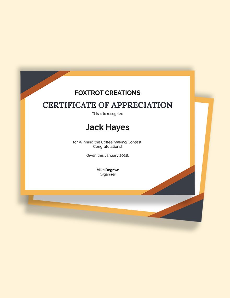 Printable Congratulations Certificate Template