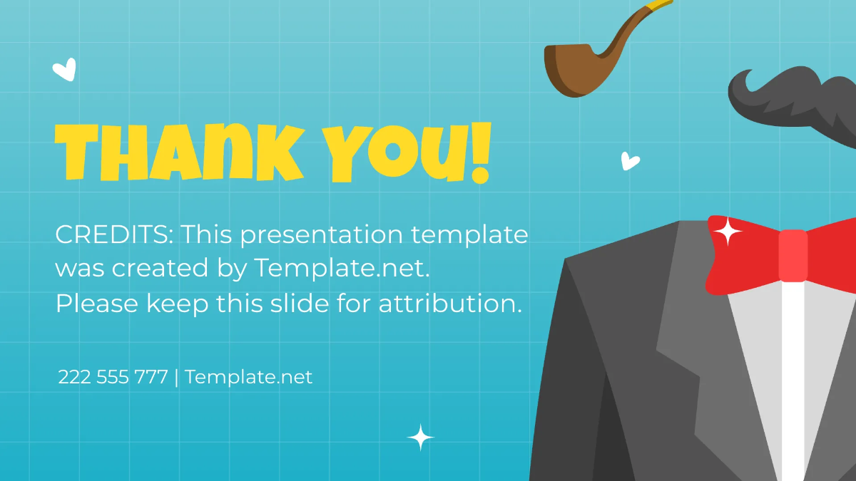 Free Father's Day Wishes Presentation Template to Edit Online