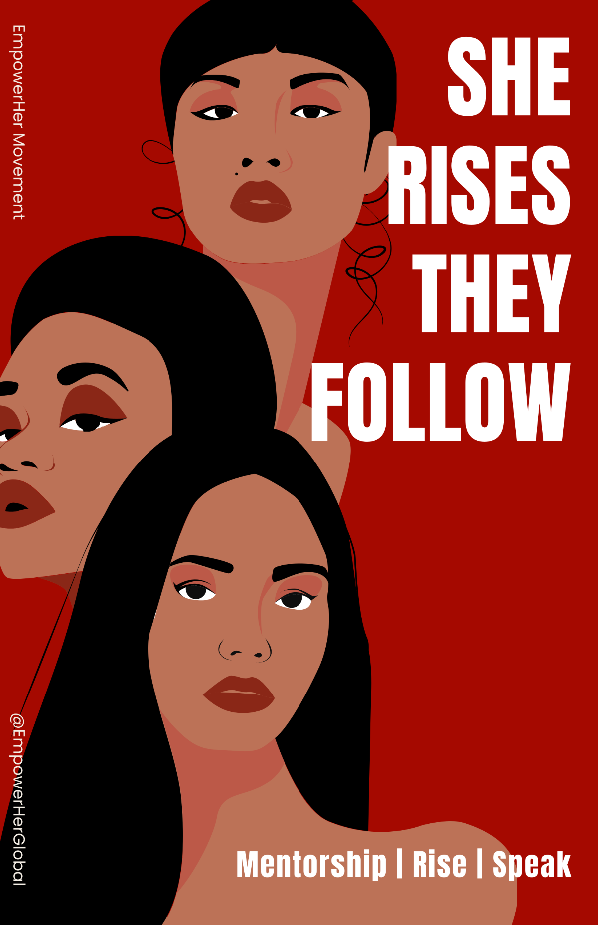 Free Girl Empowerment Poster Template
