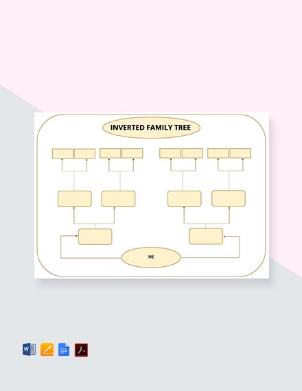 inversed family tree template 1