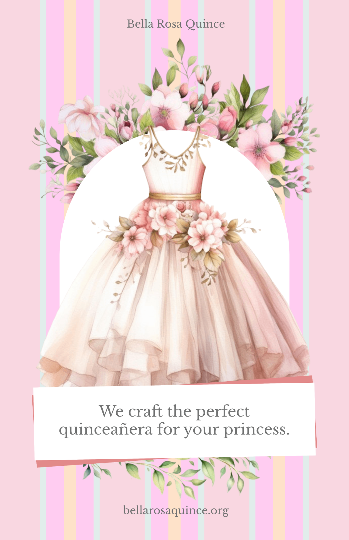 Free Girl Quinceañera Poster Template