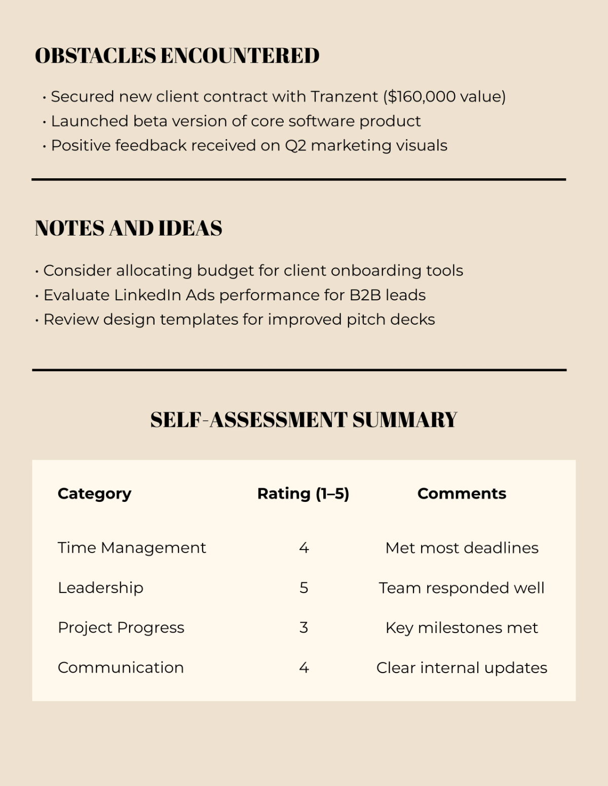 Free Journal Planner for Business Template to Edit Online