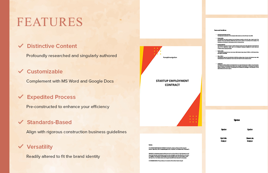 Startup Employment Contract Template